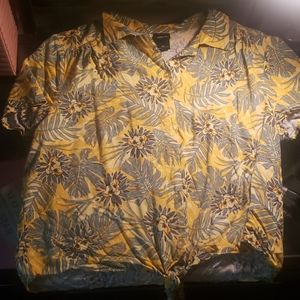 This is a lion king themed tie tee shirt